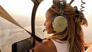 INSANE Helicopter Ride Over Victoria Falls!