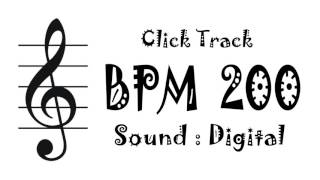 【BPM 200】Digital - Click Track Metronome