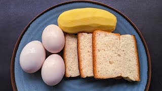 Mix Egg Bread \u0026 Potato it’s so Delicious! Easy Healthy Breakfast ideas. Simple ASMR Recipes.