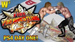 Fire Pro Wrestling World PS4 DAY ONE LIVESTREAM! | Wrestling With Wregret