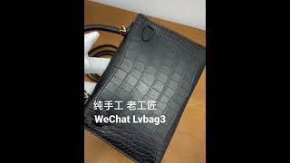 Kellymini2代19cmCrocodileCK89黑色金扣美洲鳄鱼皮包包 爱马仕Hermesbag 包包实物拍摄