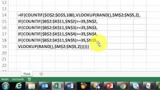 Simulation of Flocking Behavior in Excel