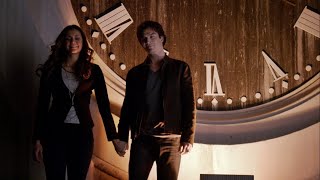 TVD 6x20 - Damon and Elena meet on top of the clock tower and talk about the cure | Delena Scenes HD