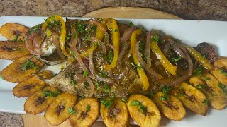 How to Make Roasted Fish & Fried Plantains | Quick Dinner Fix!