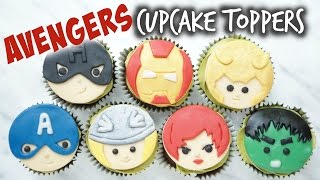 Avengers Cupcake Toppers │復仇者聯盟杯子蛋糕裝飾