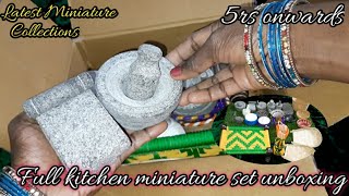 Miniature Real Cooking Full Kitchen Set Unboxing | 🔥Mini Kitchen Full Set Unboxing 2021🔥#MiniKitchen