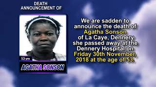 Agatha Sonson short 1