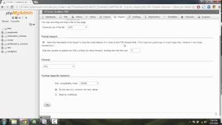 Import MySQL tables using phpMyAdmin