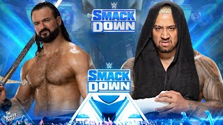Drew McIntyre vs Solo Sikoa Full Match| WWE Smackdowns Highlights Today
