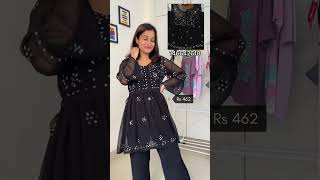 CHIKANKARI KURTIS FROM MEESHO UNDER RS 499 #meeshofinds #meeshohaul #dailyshorts #shortsindia