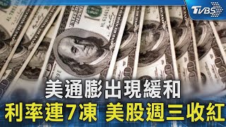 美通膨出現緩和.利率連7凍 美股週三收紅｜TVBS新聞 20240601@TVBSNEWS02