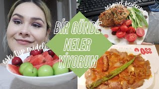 EX-TÜP MİDELİ BİR GÜNDE NE YİYOR? - İki Günlük Sezgisel Beslenmem - Gerçekçi Beslenme ✨