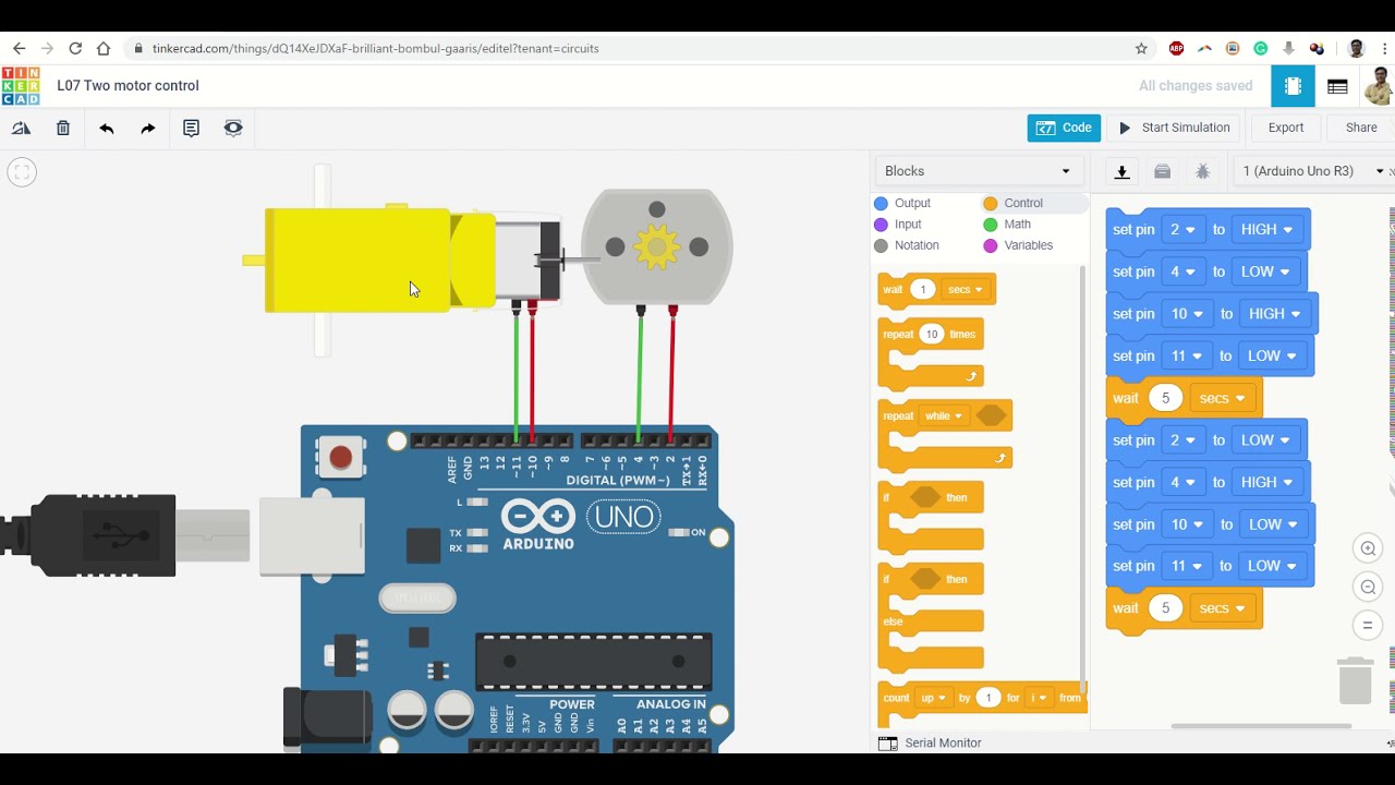 Arduino How To Control DC Motors With L293D Motor Driver, 45% OFF