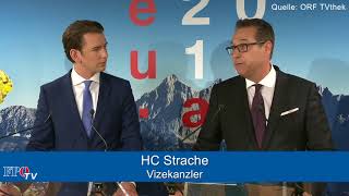 Vizekanzler HC Strache in Brüssel: \