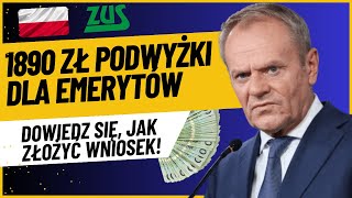 1890 zł podwyżki pensji dla ubogich emerytów i rencistów ZUS! JAK OTRZYMAĆ TE ŚRODKI?