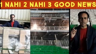 QADDAFI STADIUM LATEST UPDATE CHAIRS INSTALLATION START #qaddafistadium #qaddafistadiumconstruction