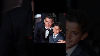 Footballer Ronaldo and son with family #football #shorts