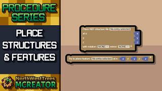 #55 Place Structures & Features | MCreator Procedure Series
