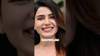 But... With This Unique Smile❤️💖🤌. #samantha #beautifulsmile #beautiful #cute #smile #love #prettier