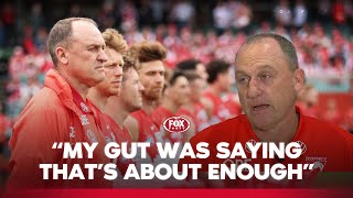 'If we won, I may have made the call sooner' Longmire Full Press Conference | Fox Footy