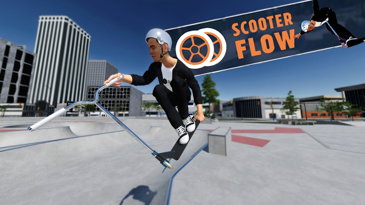 Scooter игра. Scooter Flow игра. Трюки на самокате игра. Версия Scooter Flow. Карты для Scooter Flow.