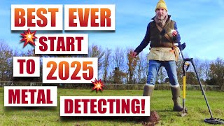 2025 starts with a Metal Detecting BANG!!!! XP Deus 2 on 🔥FIRE🔥!!!