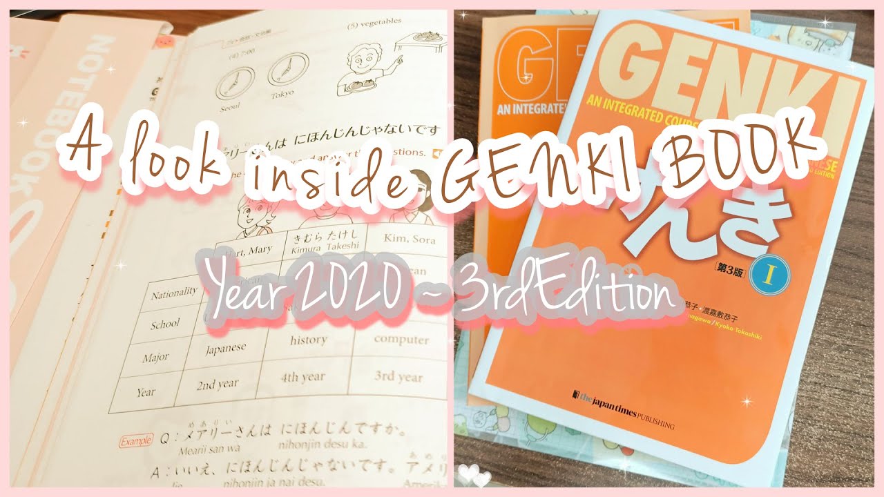 GENKI Book 1 Review (Third/2020 Edition)|Genki Textbook And Workbook ...