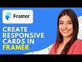 How to Create Responsive Cards in Framer (2026) – Step-by-Step Design Tutorial