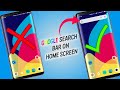 How to put Google search bar on home screen | Google search bar on home screen