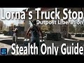 Far Cry 5 - Lorna's Truck Stop Stealth Outpost Liberation Undetected, Walk-through (+Hidden Safe) 4K