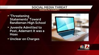 Randolph County Sheriff's Office investigate threatening statements made towards local high school