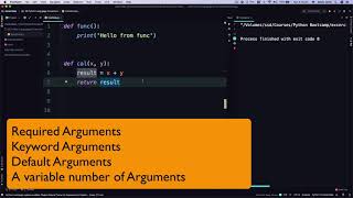29 function arguments in python | Python For Absolute Beginners