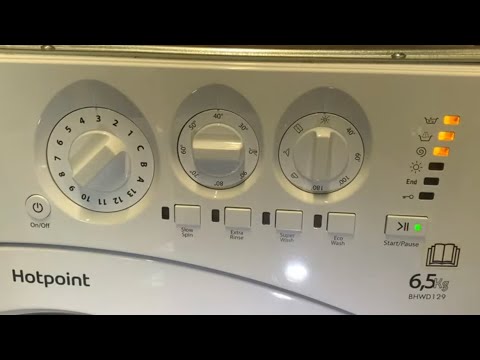 Hotpoint BHWD129 - Coloureds 40° - YouTube