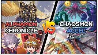 Alphamon Chronicle vs Chaosmon ACCEL | BT-20 Gameplay | Drasil | Digimon TCG