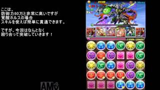 【パズドラ】ゼウス・ヴァルカン降臨！覚醒ホルスPT【そら団子】