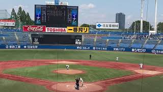 【六大学野球】東大勝利の瞬間！連敗64で止める2017年以来の勝ち星を完封で〜9回法政の攻撃を抑える東大