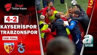 Kayserispor 4 - 2 Trabzonspor MAÇ ÖZETİ (Ziraat Türkiye Kupası Yarı Final  2. Maçı ) 10.05.2022
