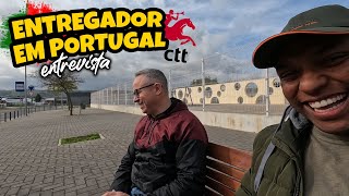 EM PORTUGAL HÁ 2 ANOS HOJE ELE TRABALHA NO CTT EXPRESS