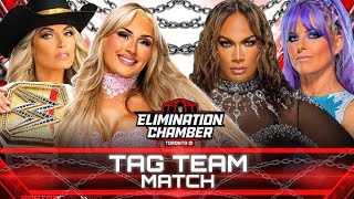 Tiffany Stratton Teams with Trish Stratus to Take on Nia Jax and Candice LeRae #wwe #wwe2k25