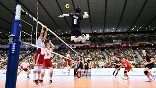 The Craziest Volleyball Spikes 4 to 4 | Best Volleyball  Skills | HD