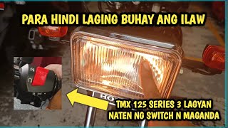 TMX 125 SERIES 3 LAGYAN NATEN NG SWITCH NA PANG SERIES 1