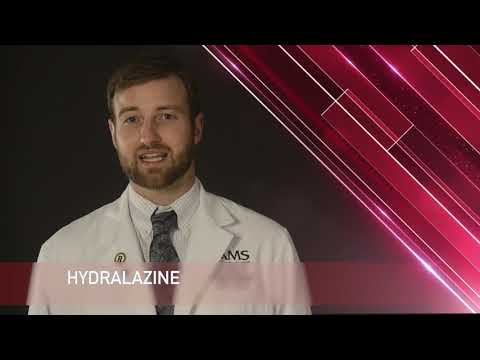 What is the drug hydralazine used for?