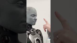 Humanoid Robot gets angry when someone touches its nose! 😳 #Ai #Humanoid #Robot #Tesla
