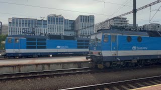 Zugsichtungen am Prag Hbf/ Vlaky Praha hl.n./Trains in Prague Main Stadion...