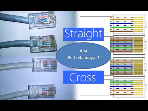 Perbedaan Kabel Straight Dan Kabel Cross... - YouTube