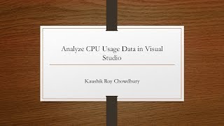 Using the diagnostic tools in Visual Studio 2017