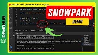 Snowpark Demo // VS Code IDE Setup - Snowflake for Python | Demohub.dev