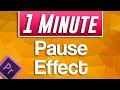 How to do Pause Effect in Premiere Pro