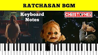 Ratsasan Bgm | Easy Piano Notes | Ratchasan BGM | Vishnu Vishal | Ghibran | Perfect Piano Tamil Song