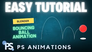 Blender Bouncing Ball Animation Tutorial | Beginner 3D Animation Tutorial | Easy Blender Guide